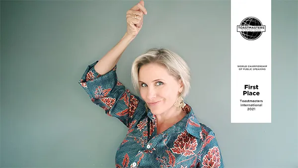 Image: Verity Price, World Champion of Public Speaking